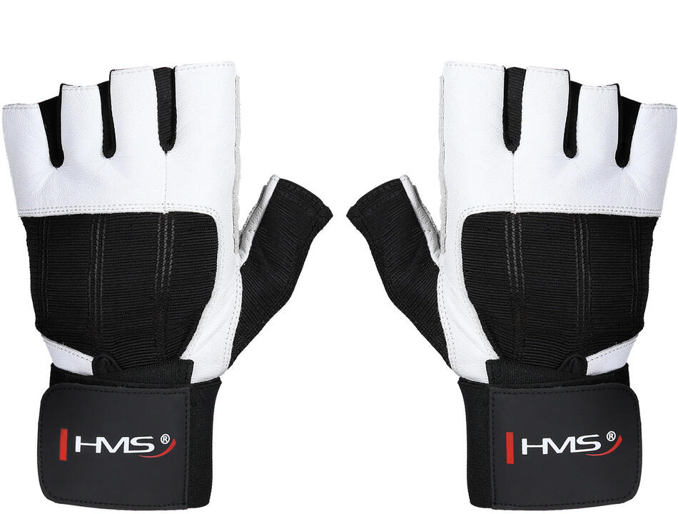 Fitness rukavice HMS RST04 bílé