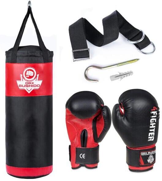 Sada pro trénink boxu DBX BUSHIDO DBX Kids60.2 červená