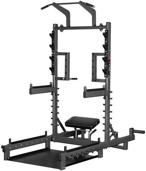 Multifunkční stojan s platformou pro zvedání činek a Hip Thrust HMS SMP01