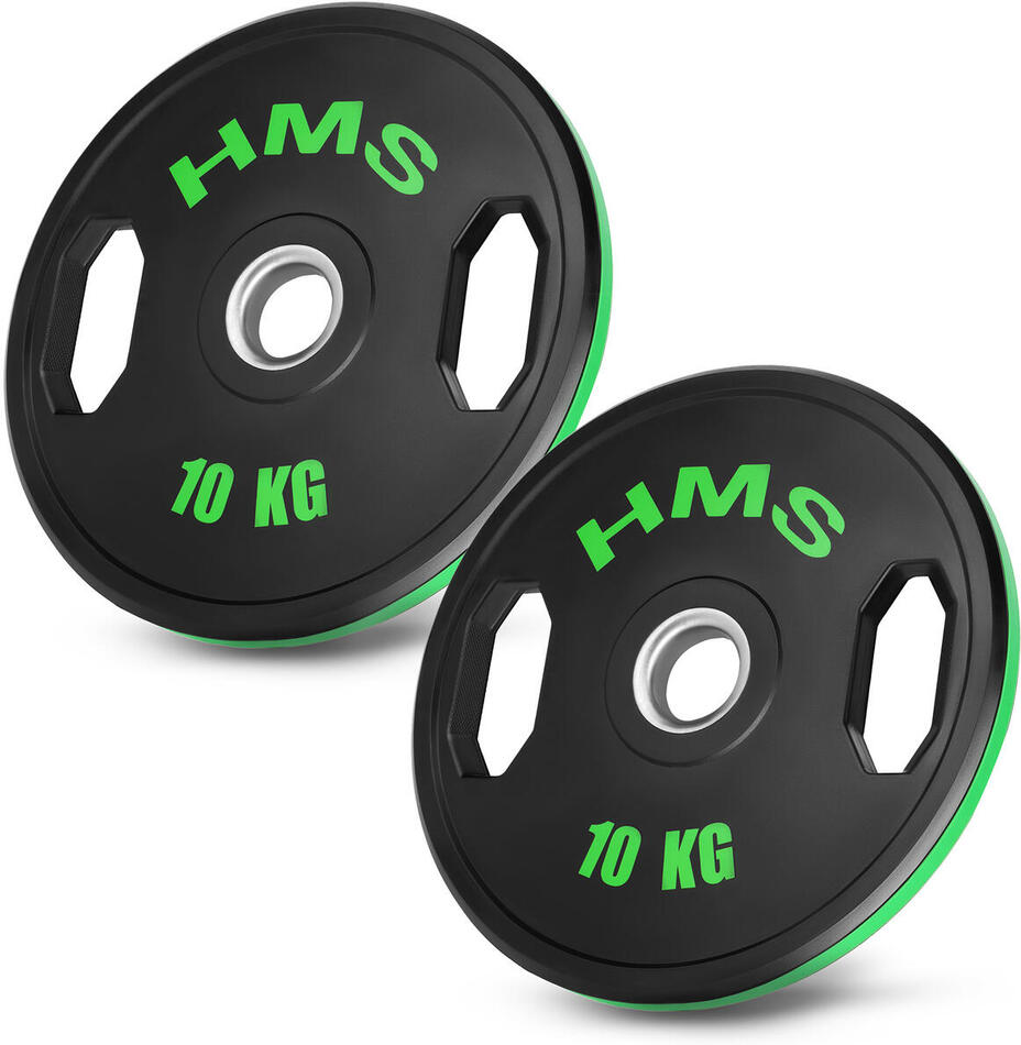 Sada pogumovaných olympijských kotoučů HMS TOG10 2 x 10 kg