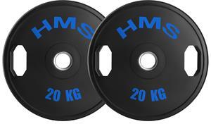 Sada pogumovaných olympijských kotoučů HMS TOG20 2 x 20 kg