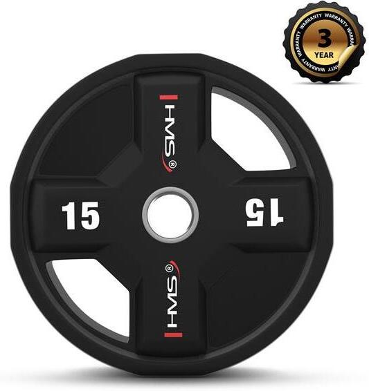 Olympijský polyuretanový kotouč HMS TPC15 15 kg
