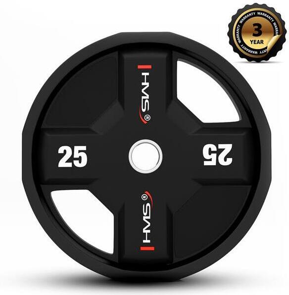Olympijský polyuretanový kotouč HMS TPC25 25 kg