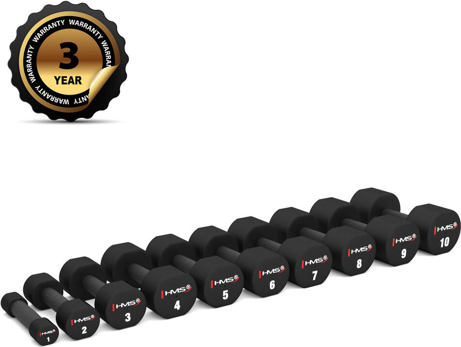 Polyuretanové jednoručky HMS HPT07 2 x 7 kg