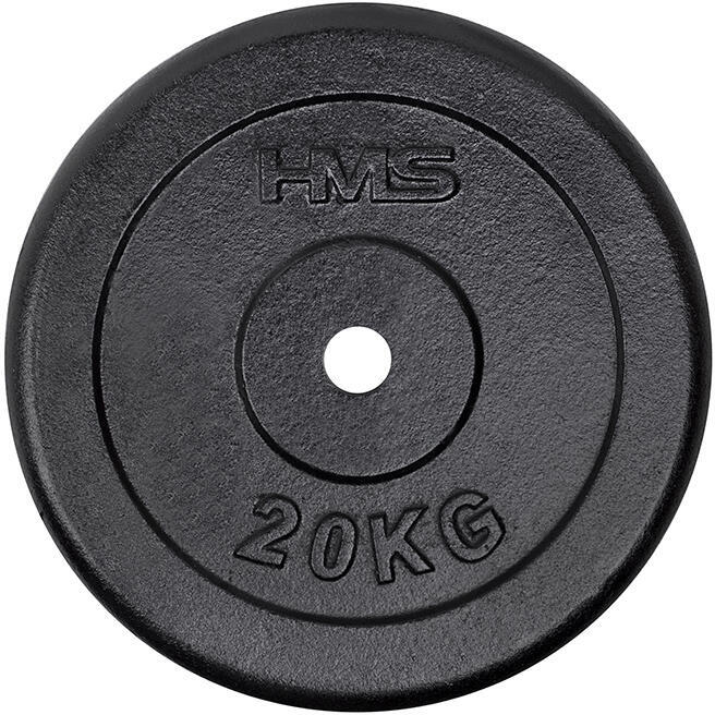 Černý litinový kotouč HMS 20 kg