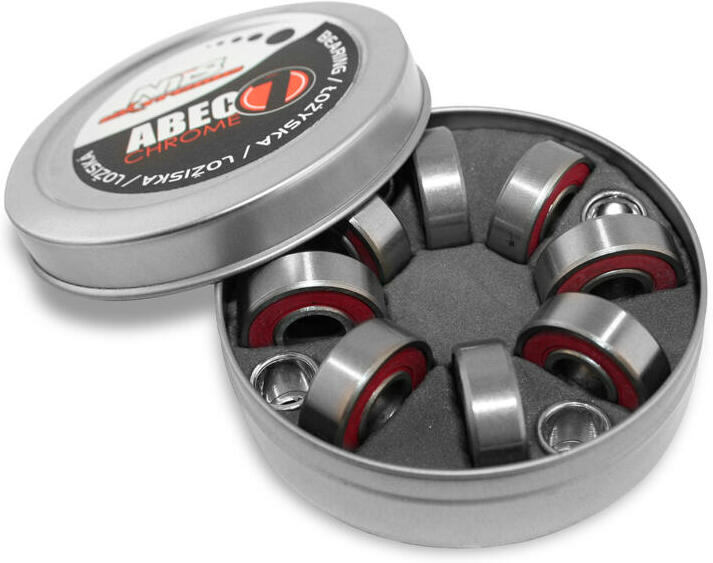 ABEC 7 RS CHROME LOŽISKA NILS EXTREME (8 KS BOX)