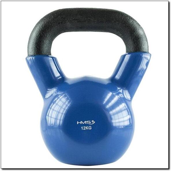Kettlebel HMS KN 12 kg pokrytý vinylem