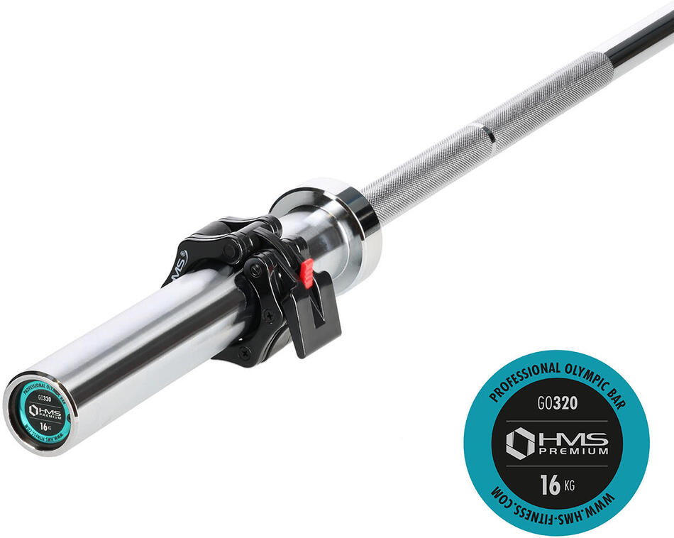 Olympijská osa HMS PREMIUM GO320 183 cm x 50 mm