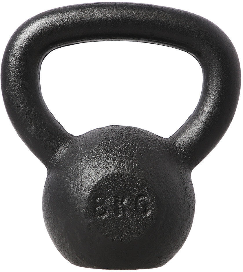Litinový kettlebell HMS KZG08 8 kg, černý