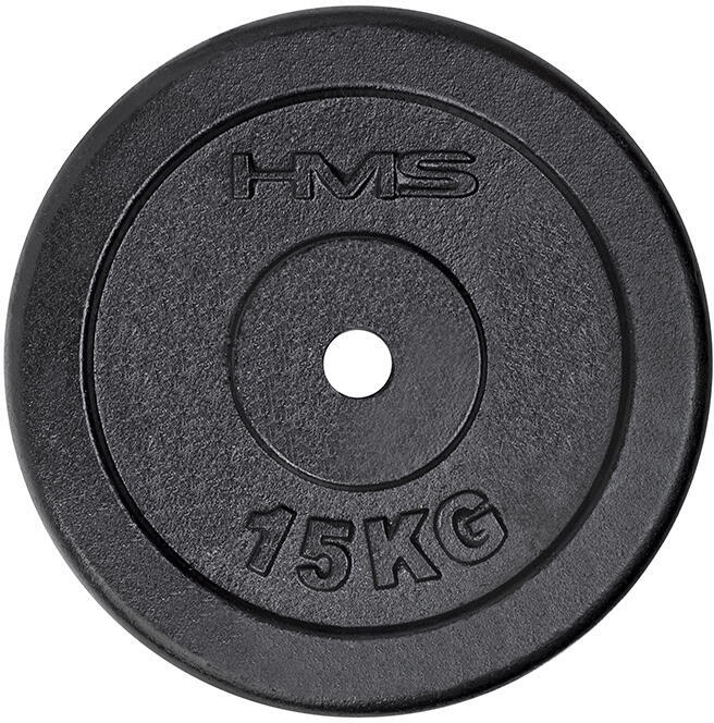 Černý litinový kotouč HMS 15 kg