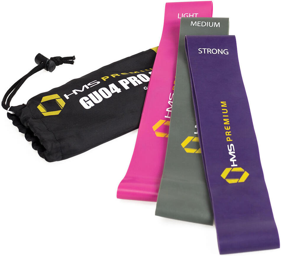 Sada fitness gum HMS GU04 PRO Set