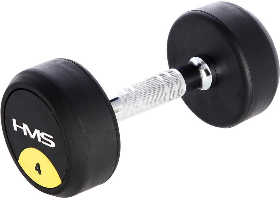 Pogumovaná jednoruční činka HMS HG Pro 4 kg