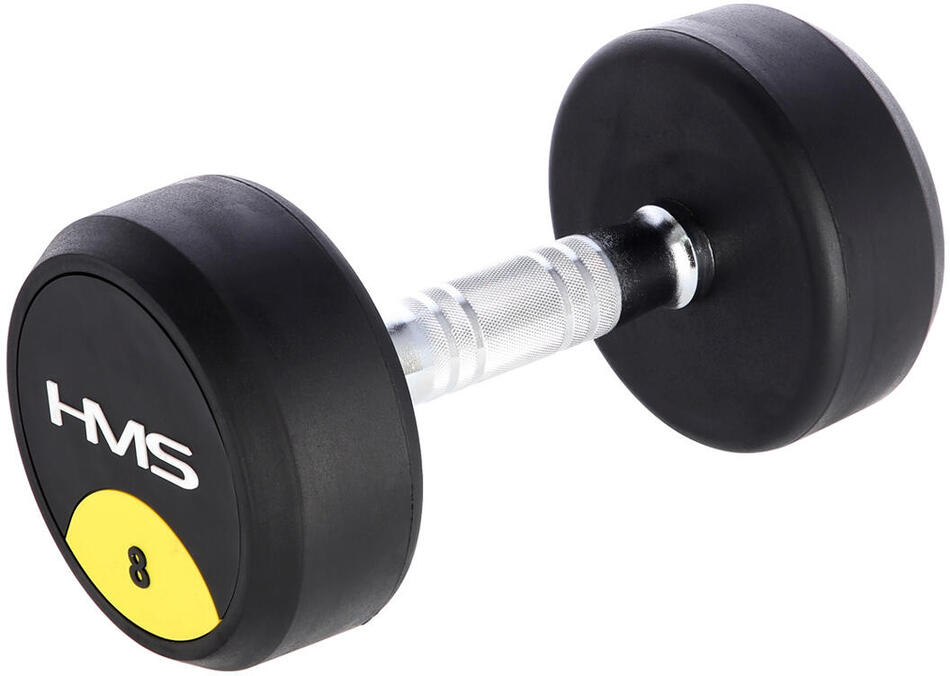 Pogumovaná jednoruční činka HMS HG Pro 8 kg