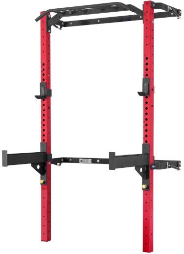 Skládací posilovací klec - Power Rack HMS KLT23 červená