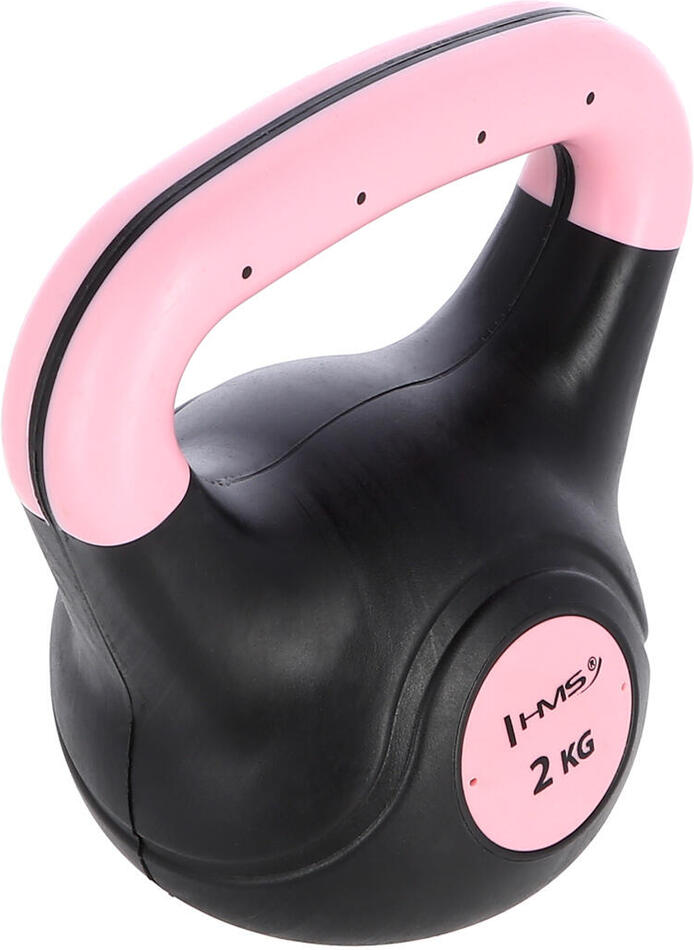 Kompozitový kettlebell HMS KPC02 Vin-Bell 2 kg růžový