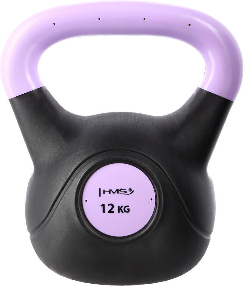 Kompozitový kettlebell HMS KPC12 Vin-Bell 12 kg sv. fialový