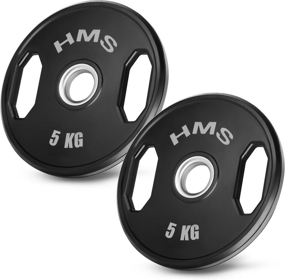 Sada pogumovaných olympijských kotoučů HMS TOG05 2 x 5 kg