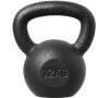 Litinový kettlebell HMS KZG12 12 kg, černý