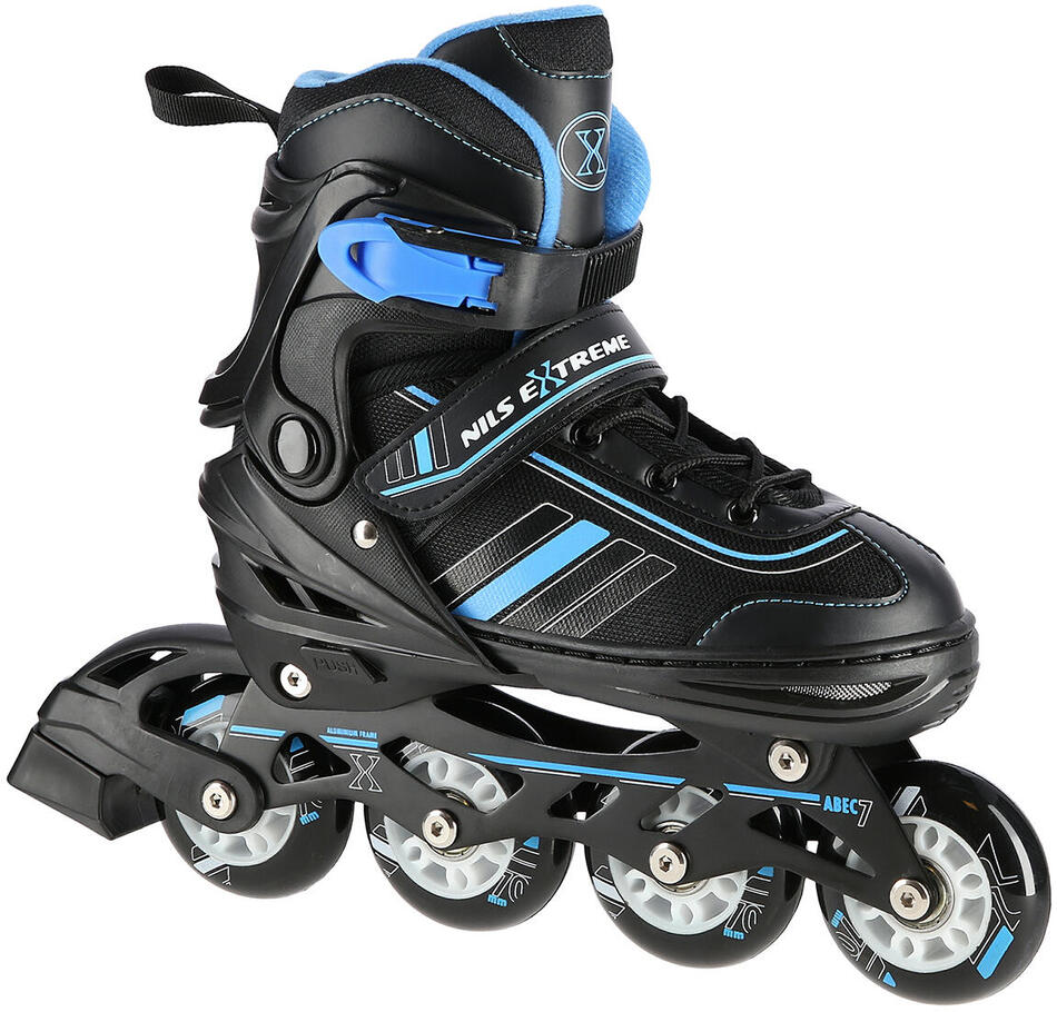 Brusle NILS Extreme NH18191 2v1 černo-modré (Velikost: S(29-33))