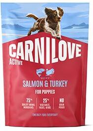 Carnilove Dog Active Dry Salmon&Turkey Puppies 1,5kg