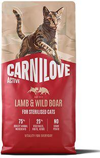 Carnilove Cat Active Dry Lamb& Wild Steril.Ad.AB 6kg