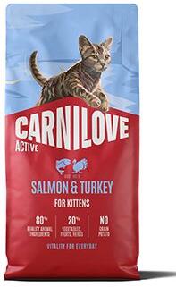 Carnilove Cat Active Dry Salmon&Turkey Kittens 6kg