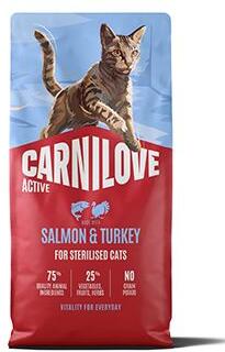 Carnilove Cat Active Dry Salmon&Turkey Steril.Ad.AB6kg