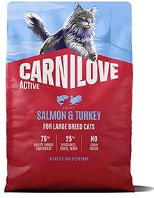 Carnilove Cat Active Dry Salmon&Turkey Adult LB 2kg