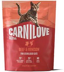 Carnilove Cat Active Dry Beef&Venis.Steril.Ad.AB400g