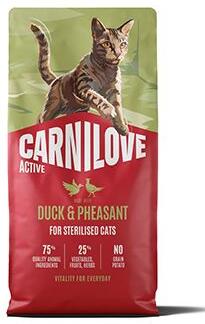 Carnilove Cat Active Dry Duck&Pheas.Steril.Ad.AB 6kg