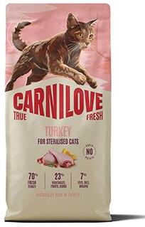 Carnilove Cat True Fresh Dry Turkey Steril.Ad.AB 6kg