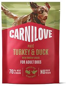 Carnilove Dog Pouch Paté Turkey&Duck+Timothy 300g