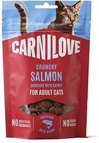 Carnilove Cat CRUNCHY Snack Salmon+Catnip 50g