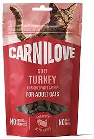 Carnilove Cat SOFT Snack Turkey+Catnip 50g