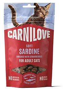 Carnilove Cat SOFT Snack Sardine+Strawberry 50g