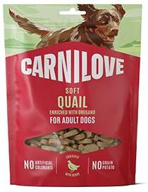 Carnilove Dog Soft Snack Quail+Oregano 200g
