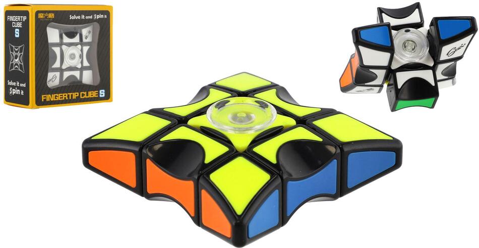Teddies Spinner hlavolam plast 6x6cm v krabičce