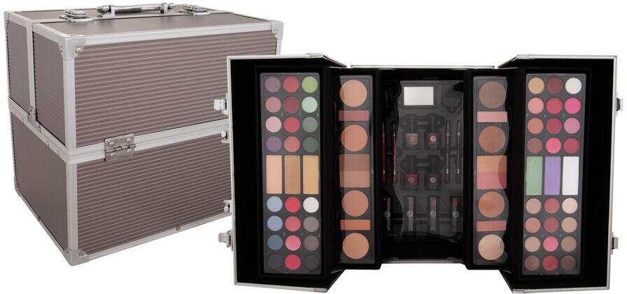 Dekorativní kazeta 2K Super Model Beauty Train Case, 122,6 ml (Platinum)
