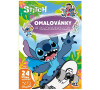 Jiri Models Omalovánky se samolepkami A4 Lilo & Stitch