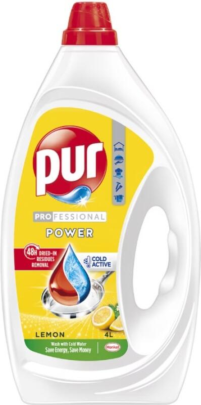 Pur Professional Power Lemon prostředek na mytí nádobí 4 l