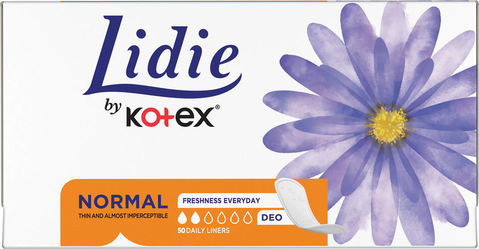 Kotex Lidie slipové vložky Slip Deo, 50 ks