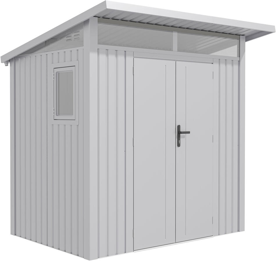 Zahradní domek G21 Madison 427 - 225 x 190 cm, metal silver