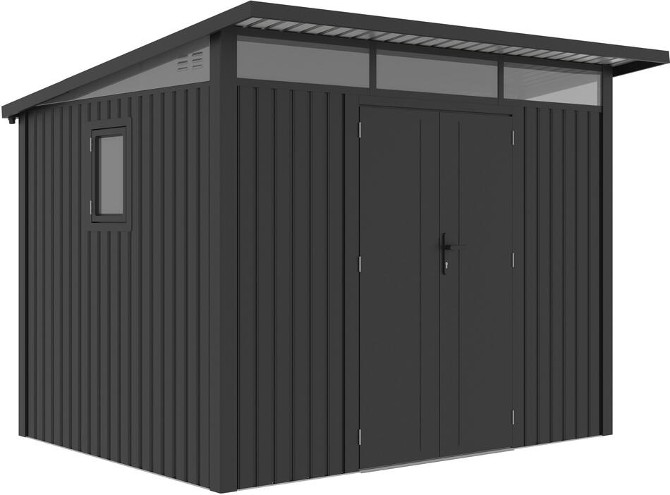 Zahradní domek G21 Madison 731 - 289 x 253 cm, slate grey