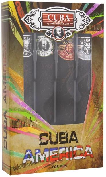 Toaletní voda Cuba America, 4x35 ml