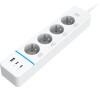 Smart prodlužovací přívod Immax NEO LITE 4AC+1xUSB +2xUSB C, Power delivery, typ E, WiFi
