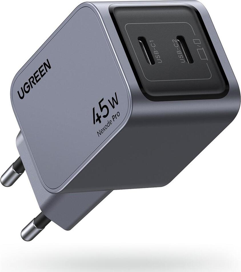 Nabíječka do sítě UGREEN 45W GaN nabíječka 2xUSB-C