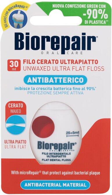 Zubní nit Biorepair Antibacterial Unwaxed Ultra Flat Floss, 1 ml