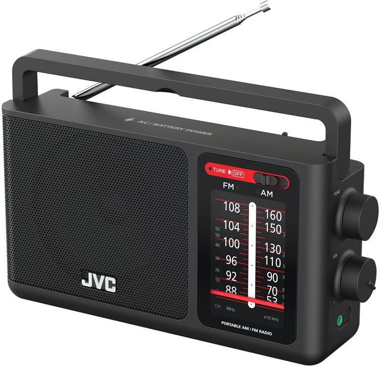 Radiopřijímač JVC RA-E435B, černý
