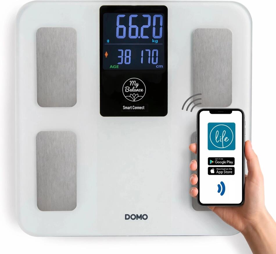 Chytrá osobní váha digitální My Balance - DOMO DO9305W