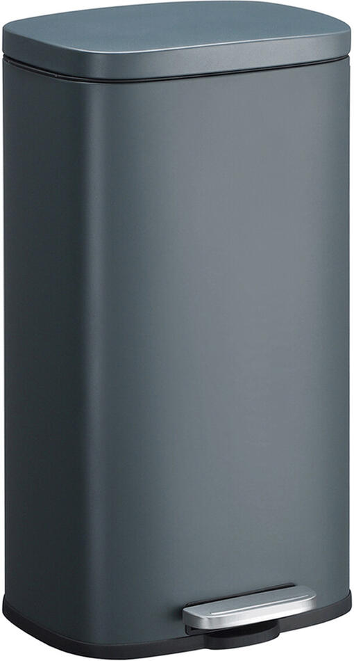 Koš na odpadky, kov, černá, AUK-E1103 BK Autronic